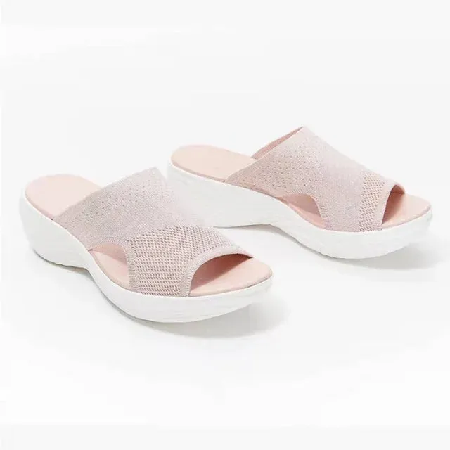 Cushioned Orthopedic Sandals with Supportive Slip-On Design