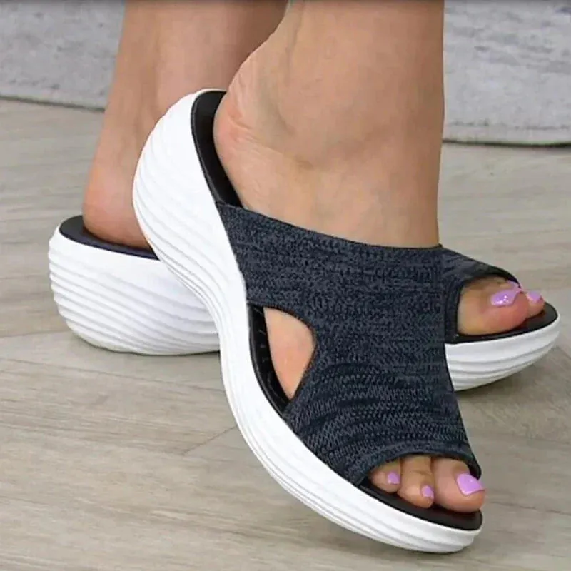Cushioned Orthopedic Sandals with Supportive Slip-On Design