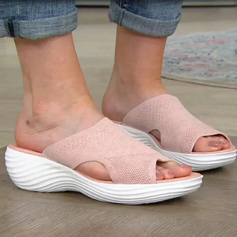 Cushioned Orthopedic Sandals with Supportive Slip-On Design