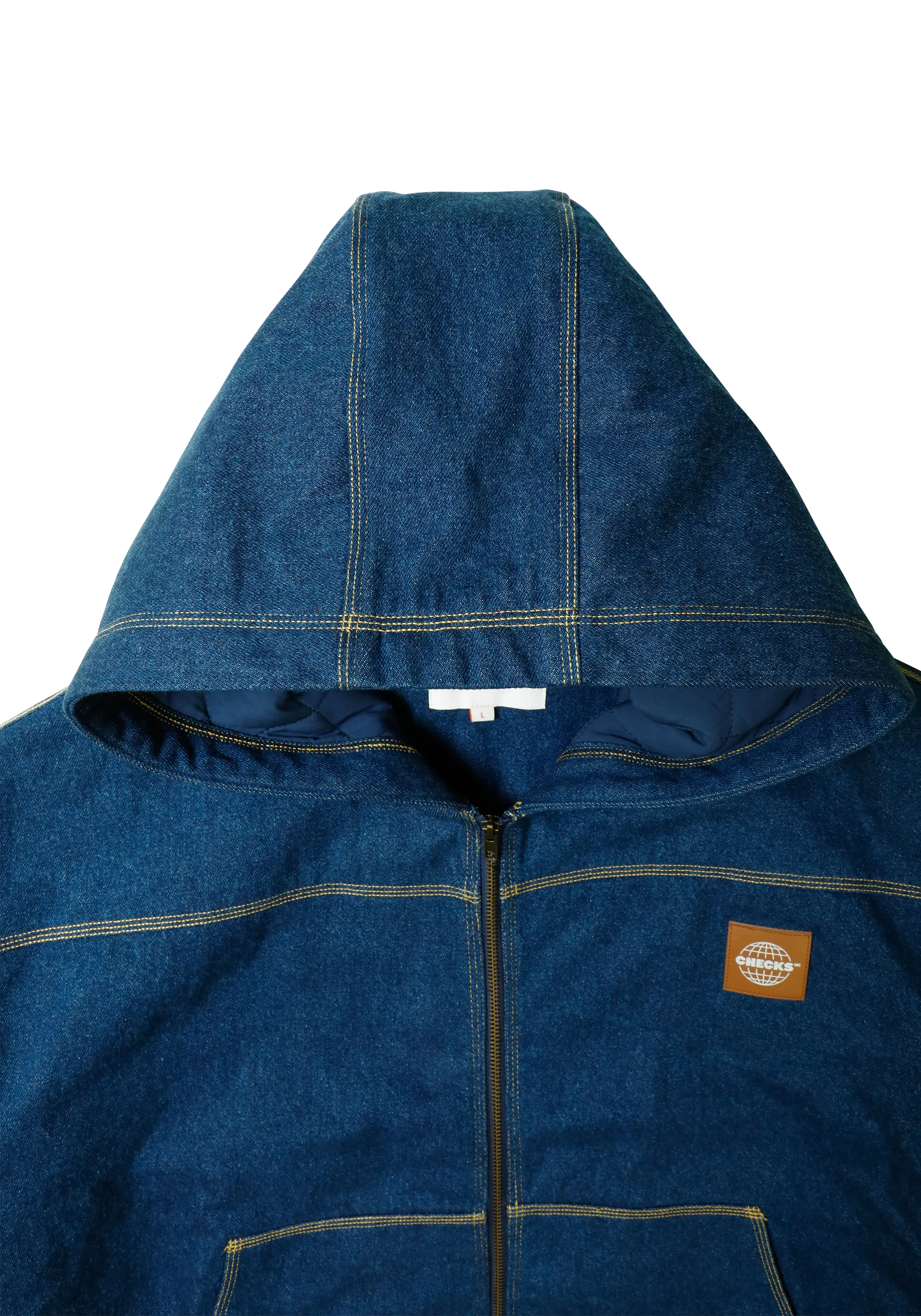 Denim Work Jacket Blue Stonewash