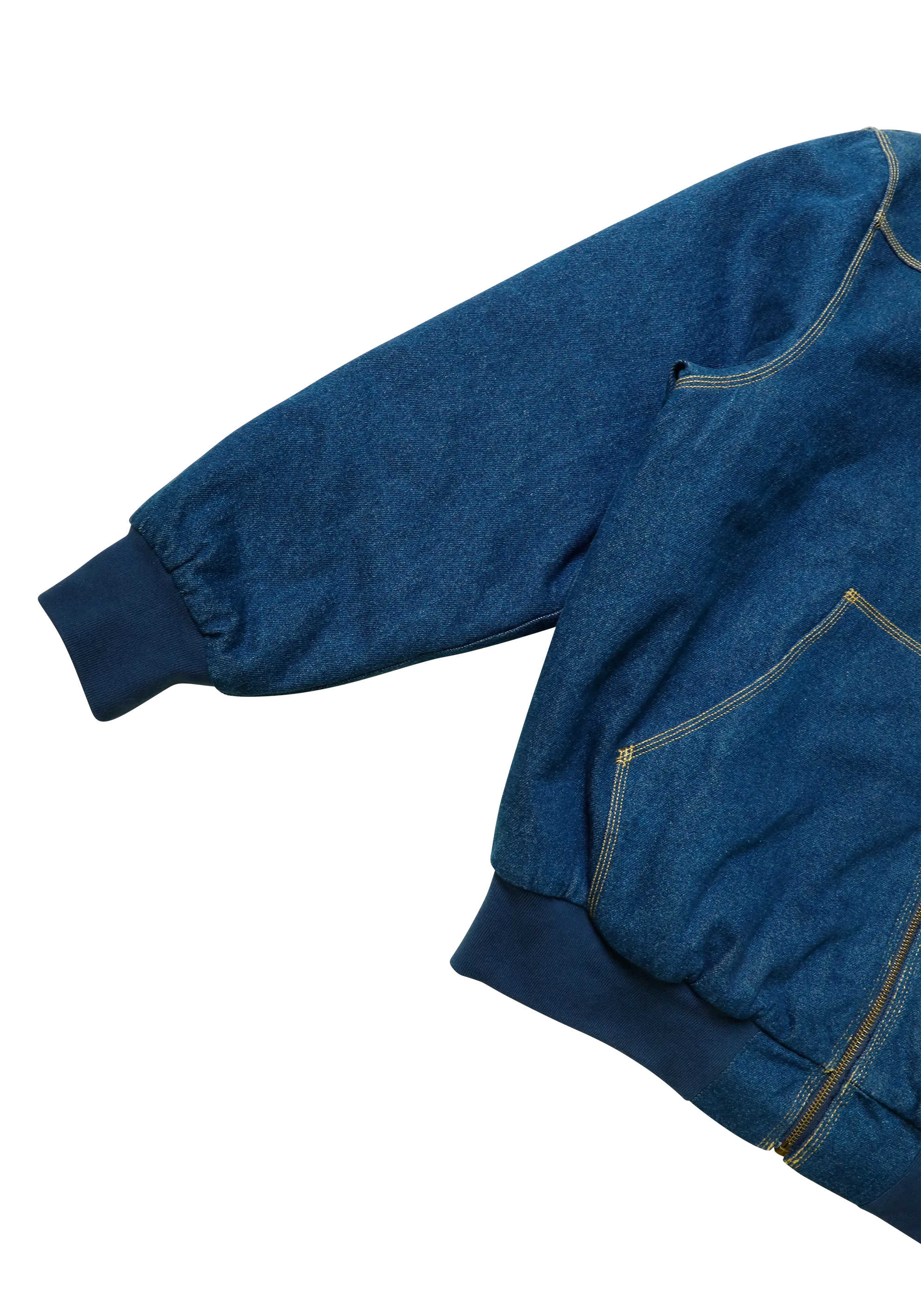 Denim Work Jacket Blue Stonewash