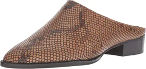 Dolce Vita Women's AVEN Mule, Brown Snake Embossed Leather, 6 M US