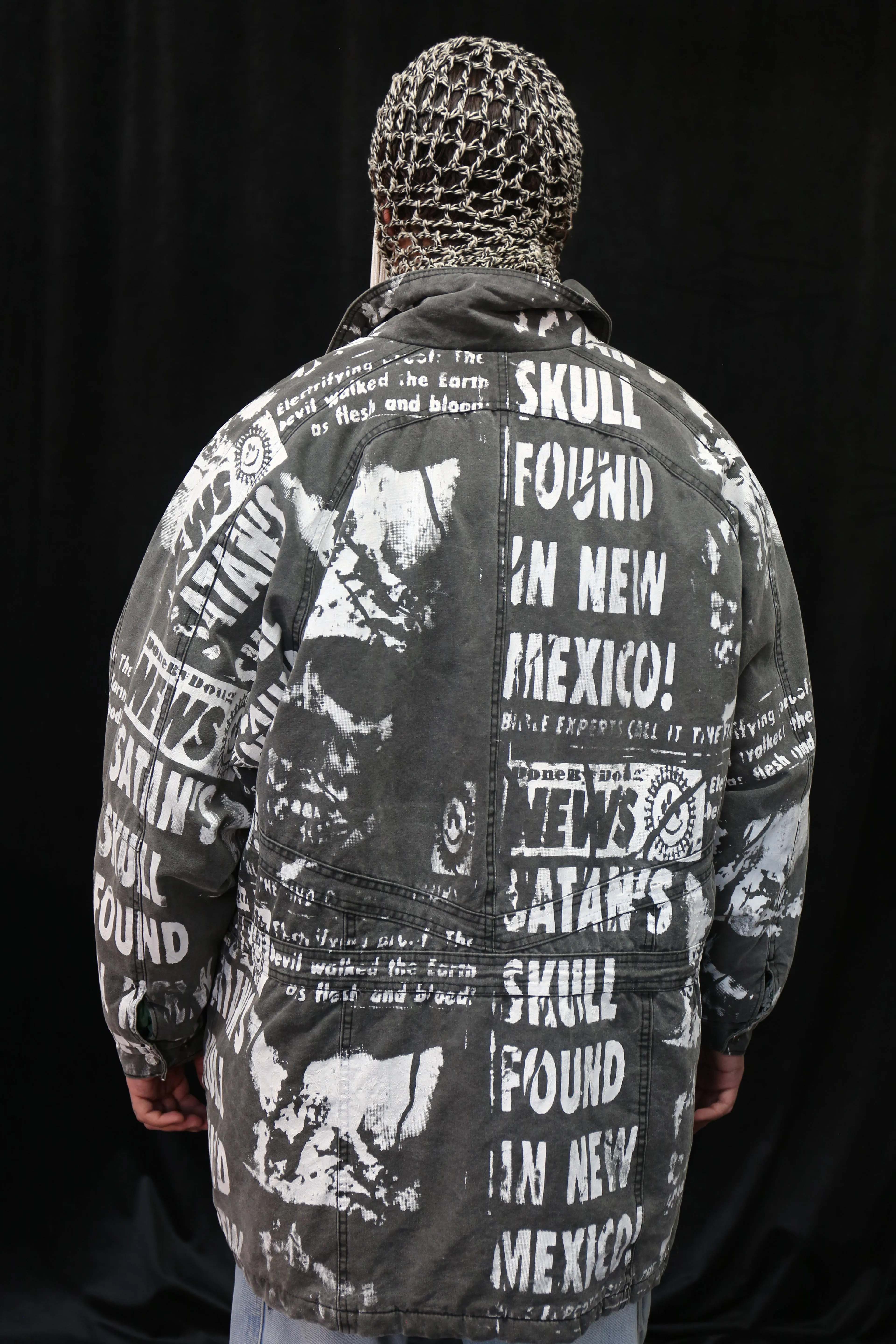DONEXDOUG XL SATANS SKULL WORKWEAR COAT