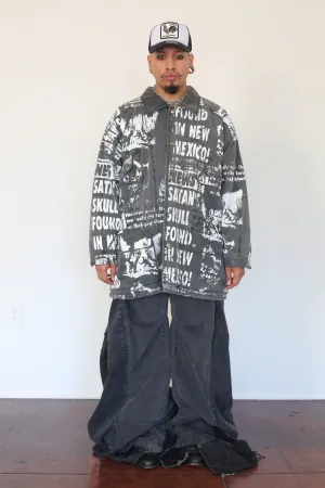 DONEXDOUG XL SATANS SKULL WORKWEAR COAT