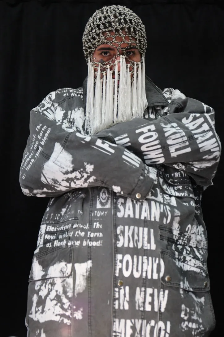 DONEXDOUG XL SATANS SKULL WORKWEAR COAT