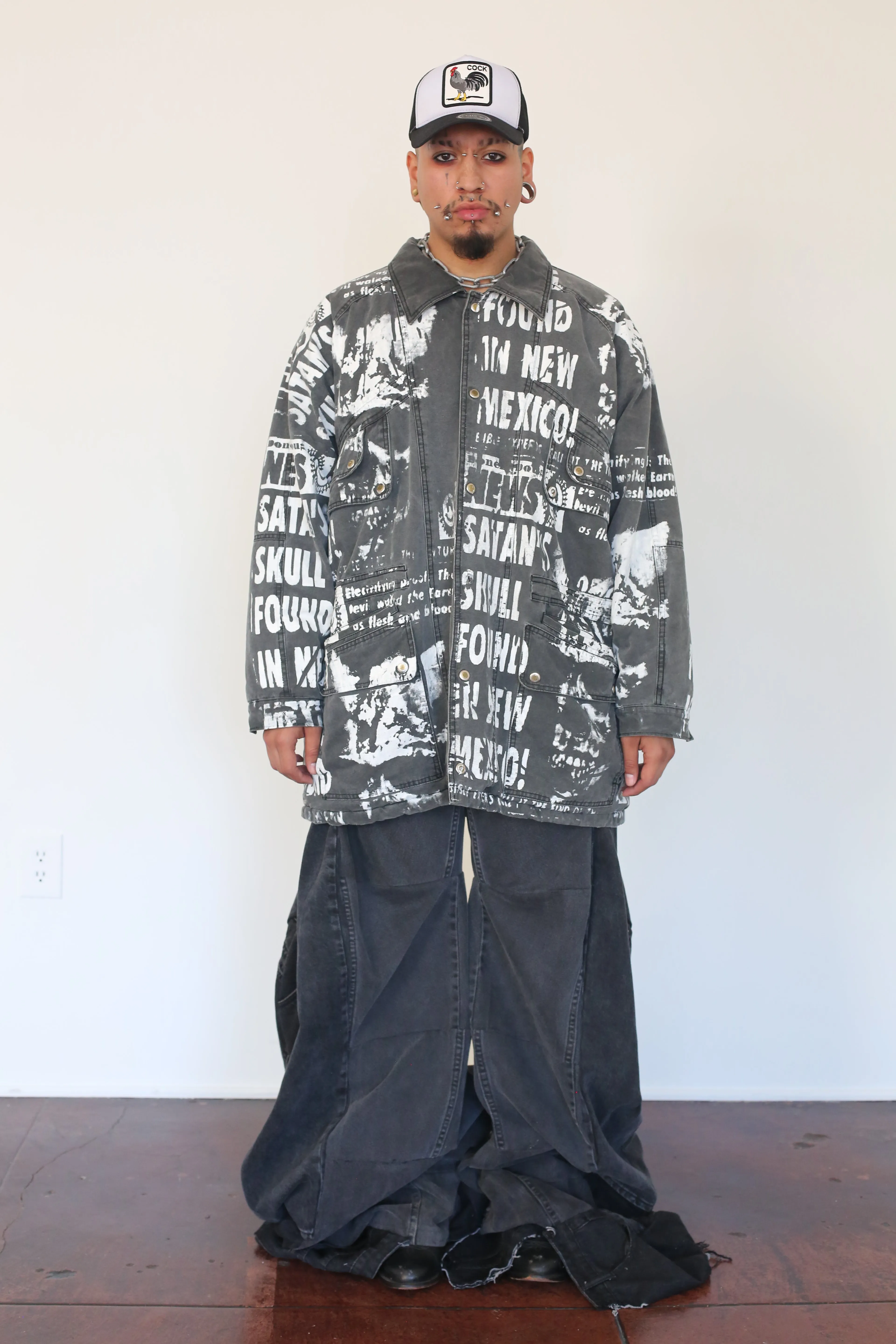 DONEXDOUG XL SATANS SKULL WORKWEAR COAT