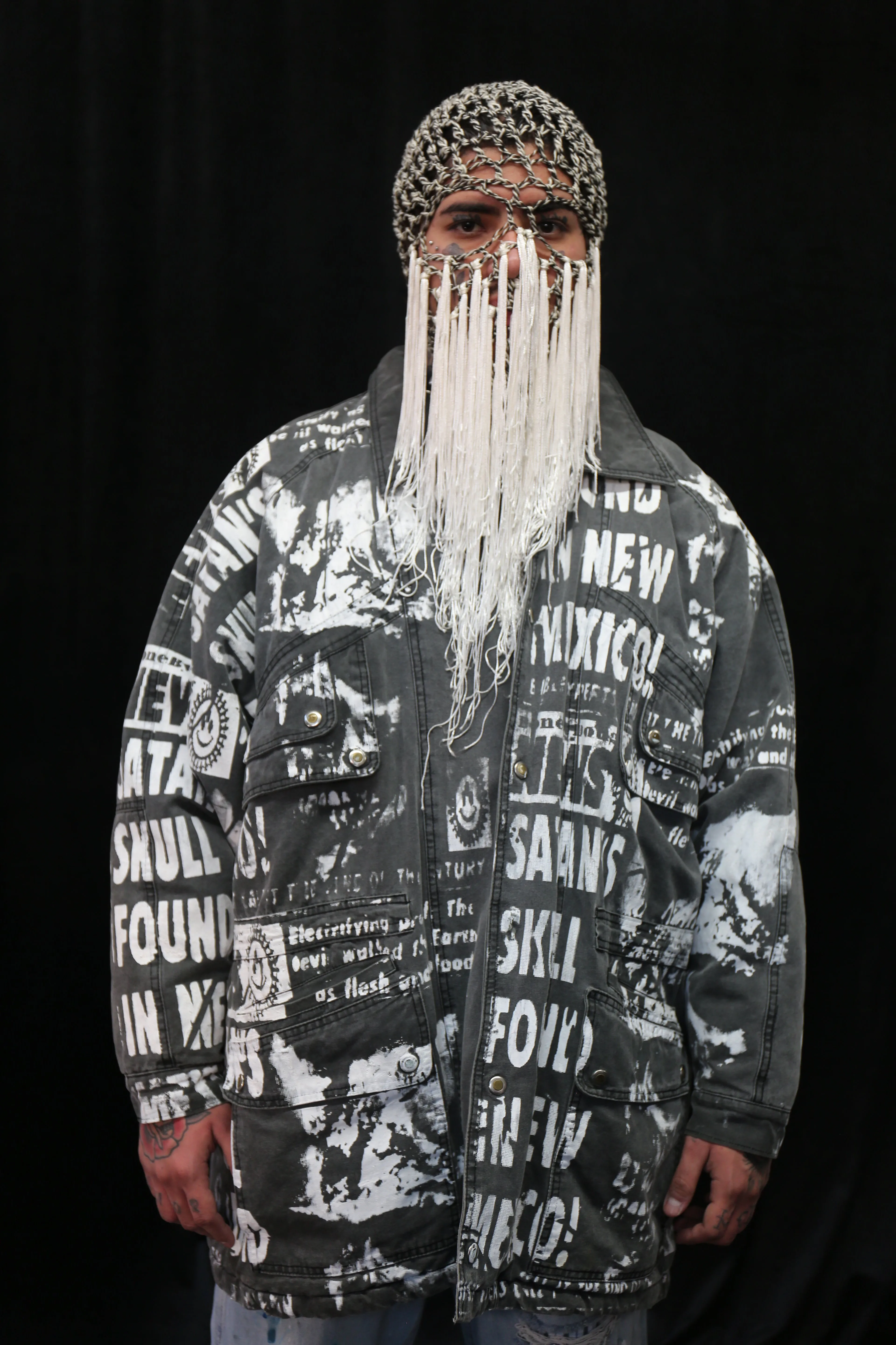 DONEXDOUG XL SATANS SKULL WORKWEAR COAT