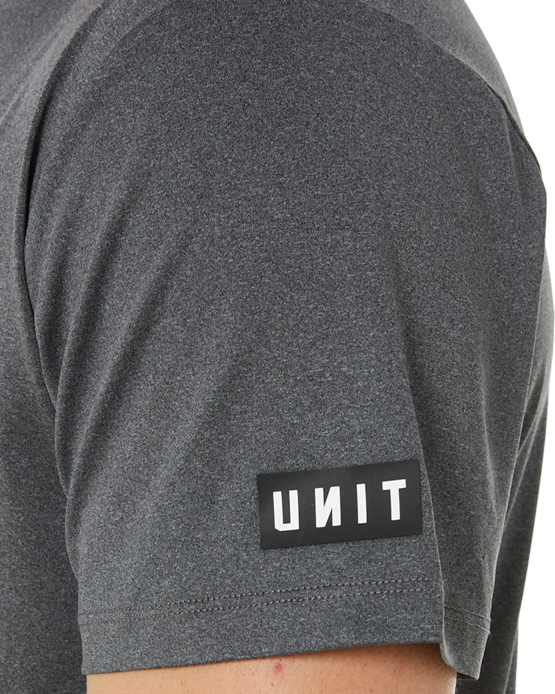 Elite Flex SS Tee - Charcoal Heather Grey