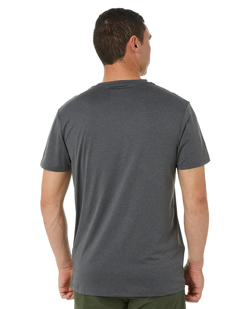 Elite Flex SS Tee - Charcoal Heather Grey
