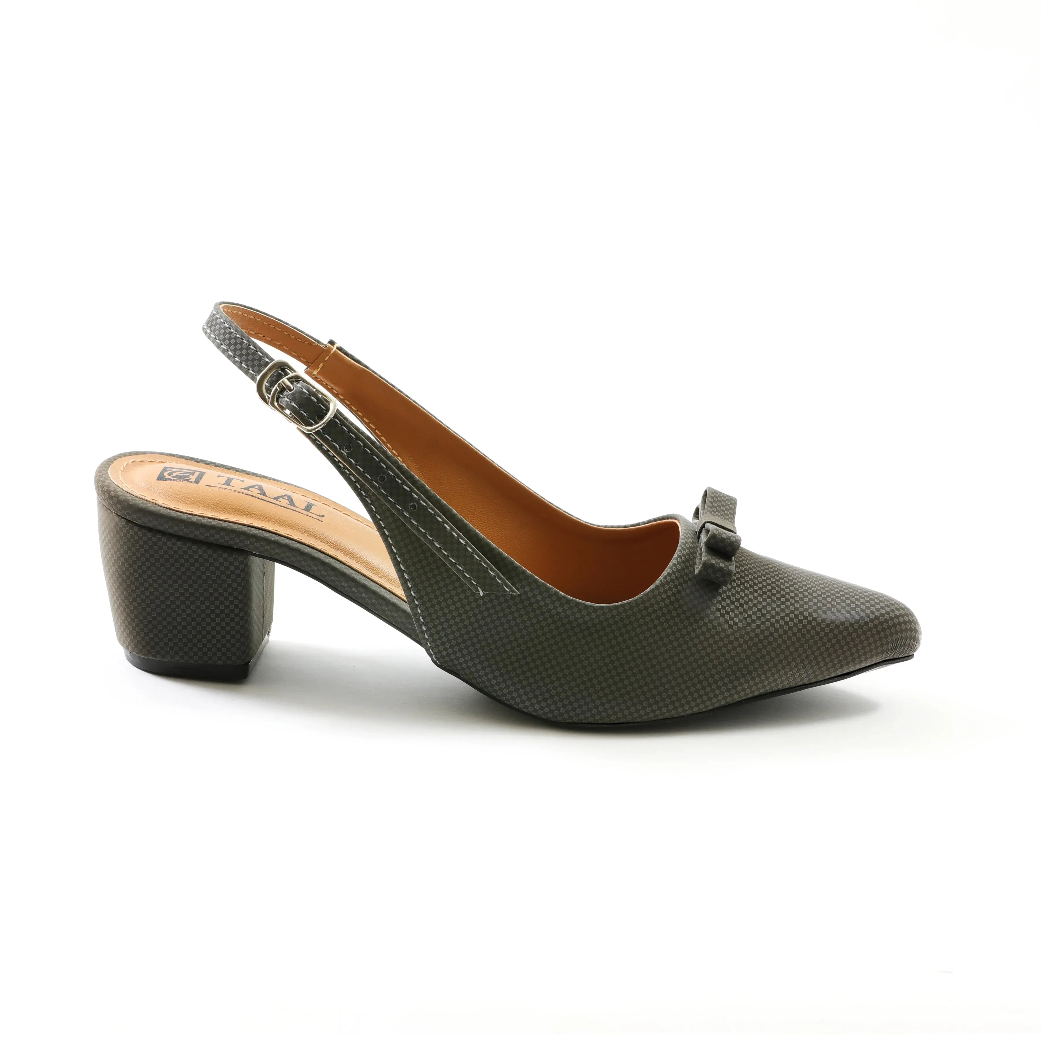 Elysia Grey women sling back heels