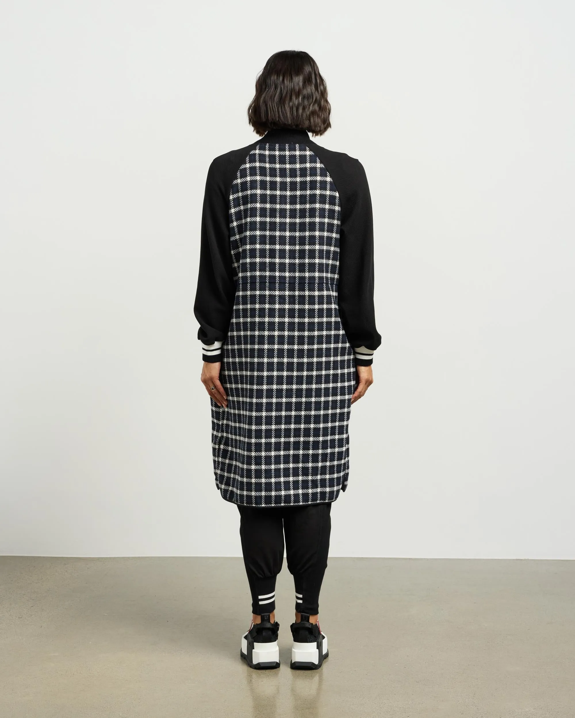 et alia Nova Coatigan - Blue Black Plaid