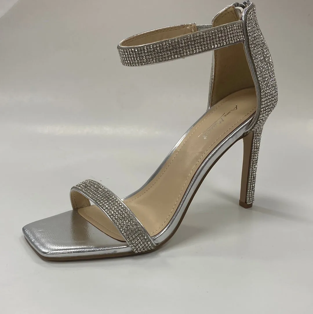 EVERMORE-45 ONE BAND ANKLE STRAP HEEL SANDAL