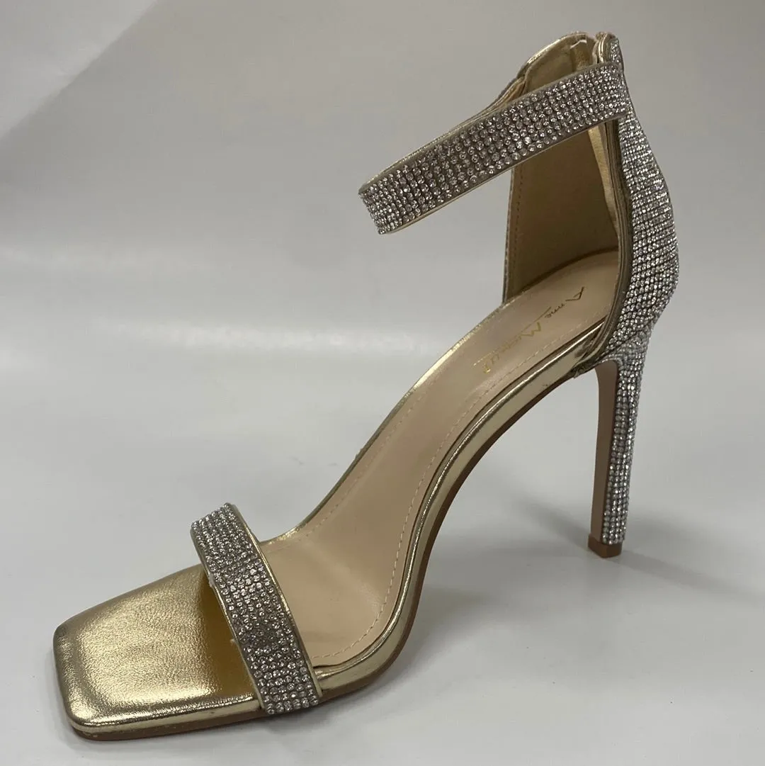 EVERMORE-45 ONE BAND ANKLE STRAP HEEL SANDAL