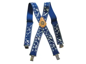 Faithfull Heavy-Duty Braces 50Mm Wide - Blue