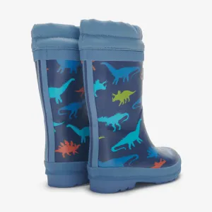 Hatley Rainy Rainbows Sherpa Lined Kids Rain Boots Size 8