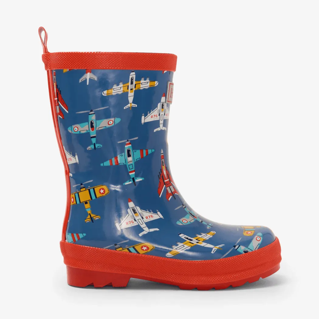 HATLEY Shiny Kids Rain Boots | Unicorn Sky Dance size 1