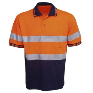 Hi Vis Polo Shirt Short Sleeve - Day/Night Use