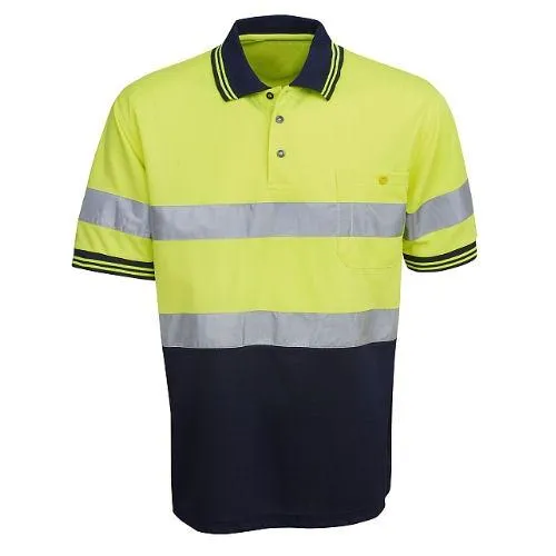 Hi Vis Polo Shirt Short Sleeve - Day/Night Use