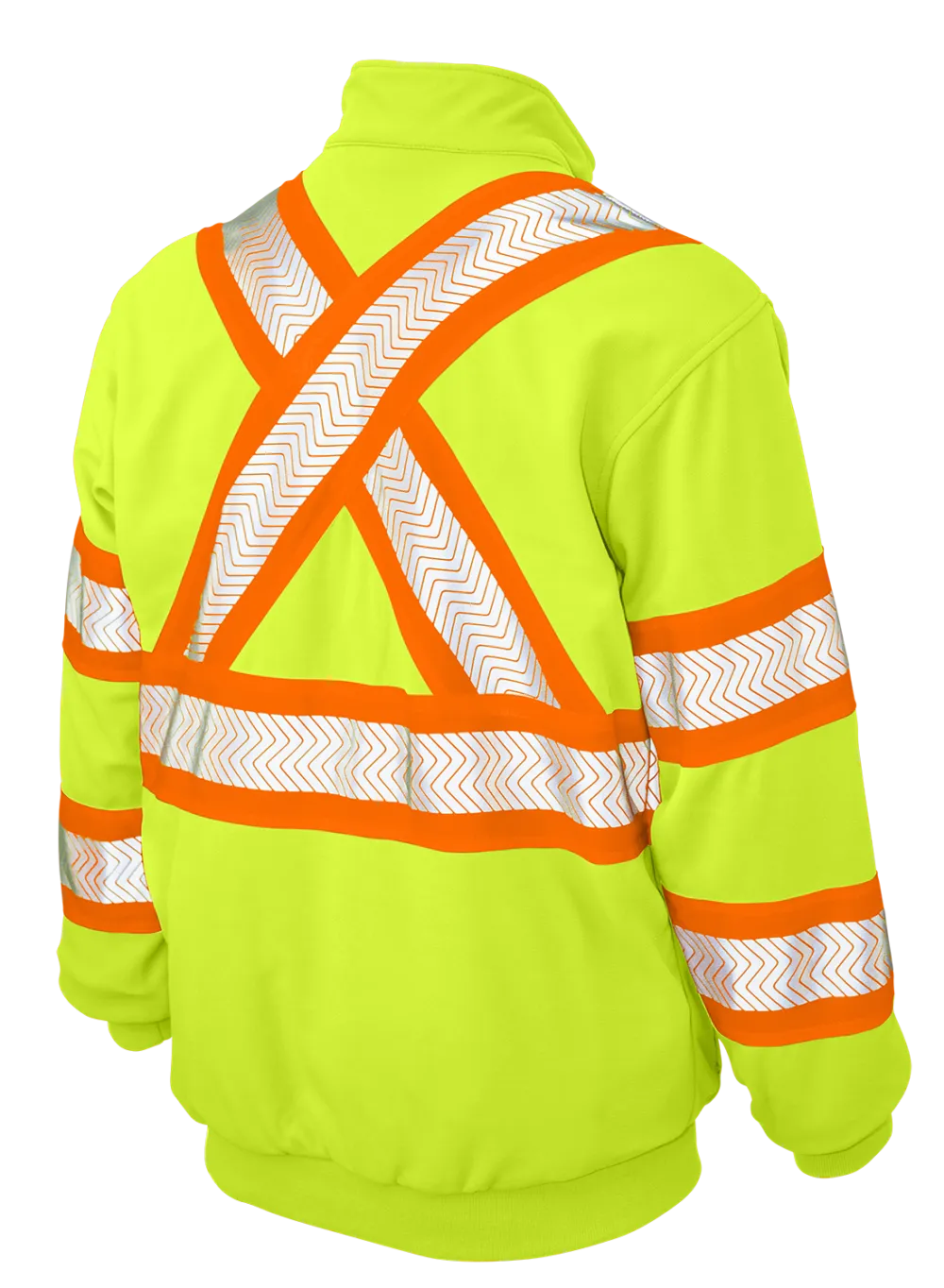 Hi Visibility Fleece Pullover with 1/4 Zip by Tough Duck - Style SJ19