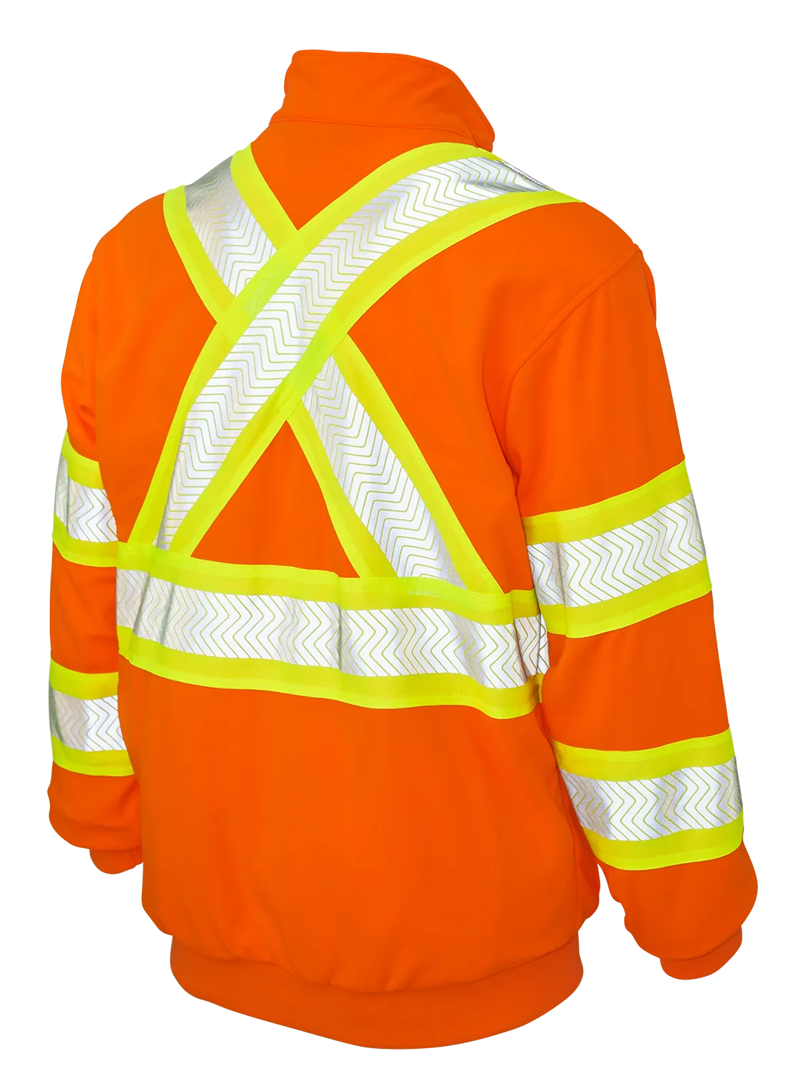 Hi Visibility Fleece Pullover with 1/4 Zip by Tough Duck - Style SJ19