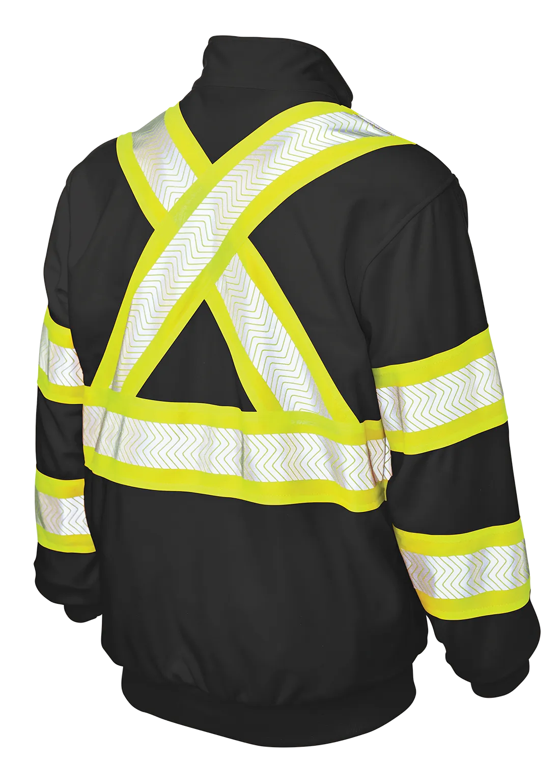 Hi Visibility Fleece Pullover with 1/4 Zip by Tough Duck - Style SJ19