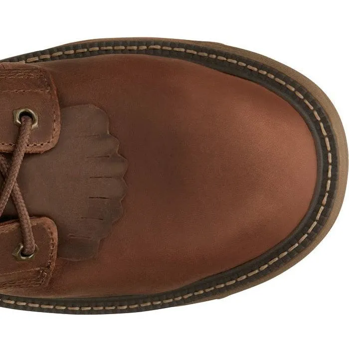 Justin Men's Rush 6" Nano Composite Toe wP Western Work Boot -Brown- SE466