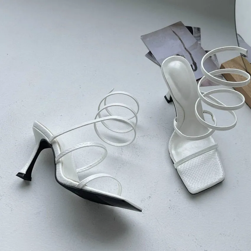 Katniss Wrap Around Gladiator Sandals - 3 Colors