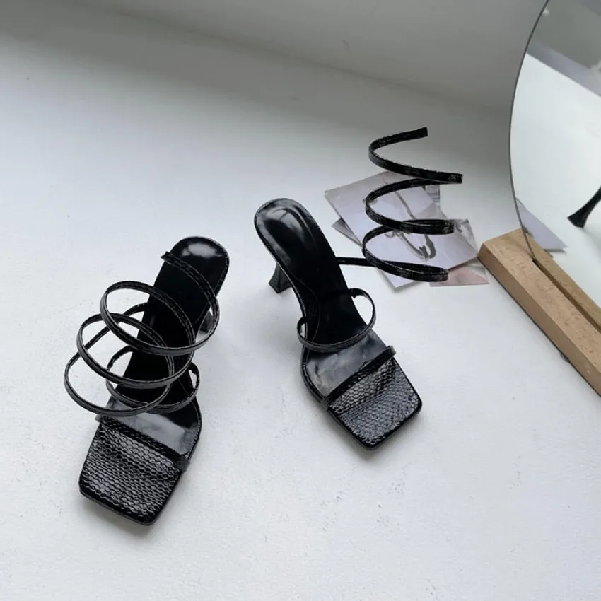 Katniss Wrap Around Gladiator Sandals - 3 Colors
