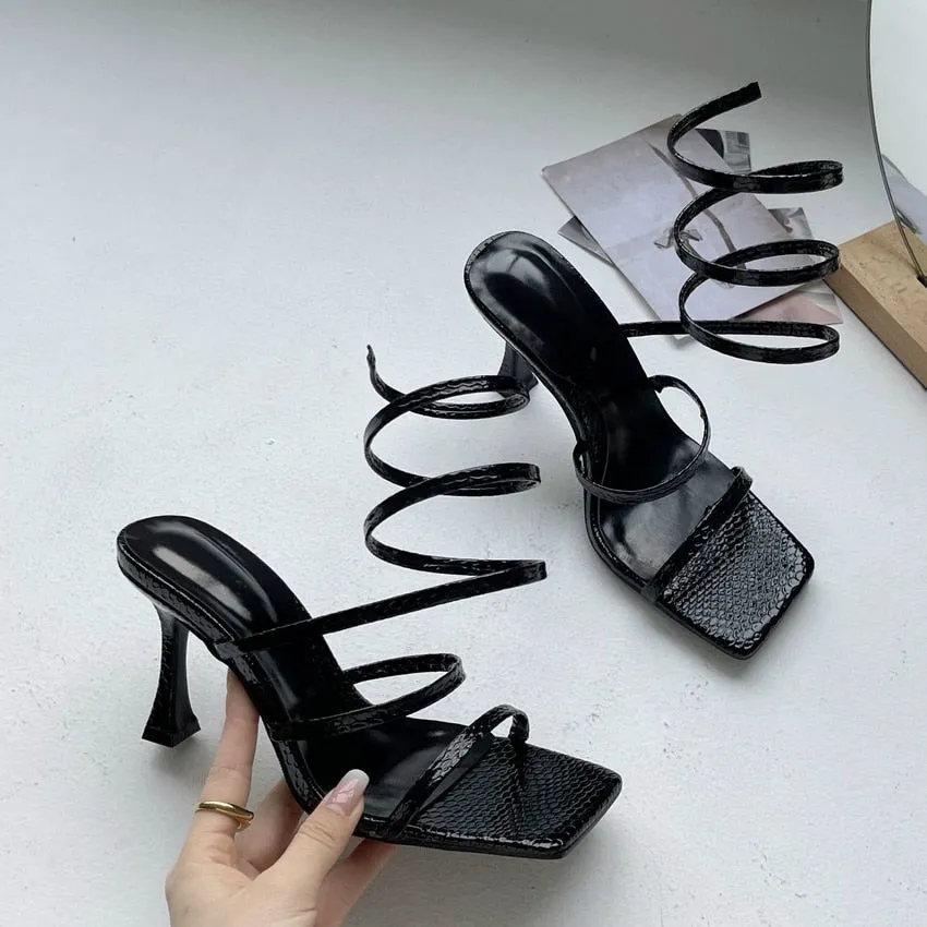 Katniss Wrap Around Gladiator Sandals - 3 Colors