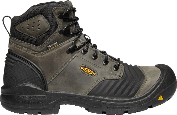 'Keen Utility' Men's 6" Portland EH WP Carbon-Fiber Toe - Magnet / Black