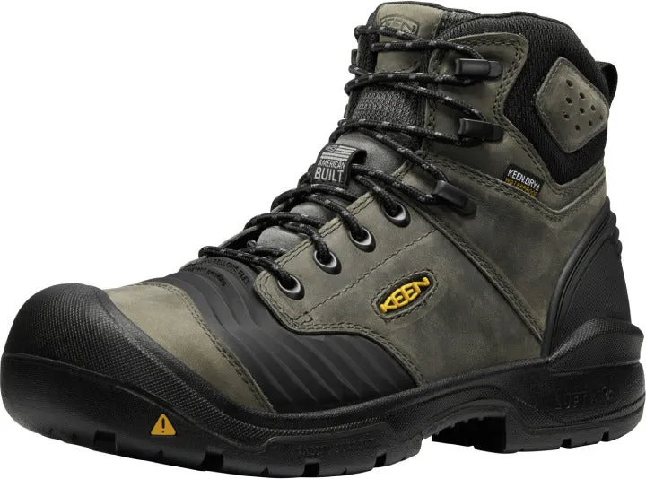 'Keen Utility' Men's 6" Portland EH WP Carbon-Fiber Toe - Magnet / Black