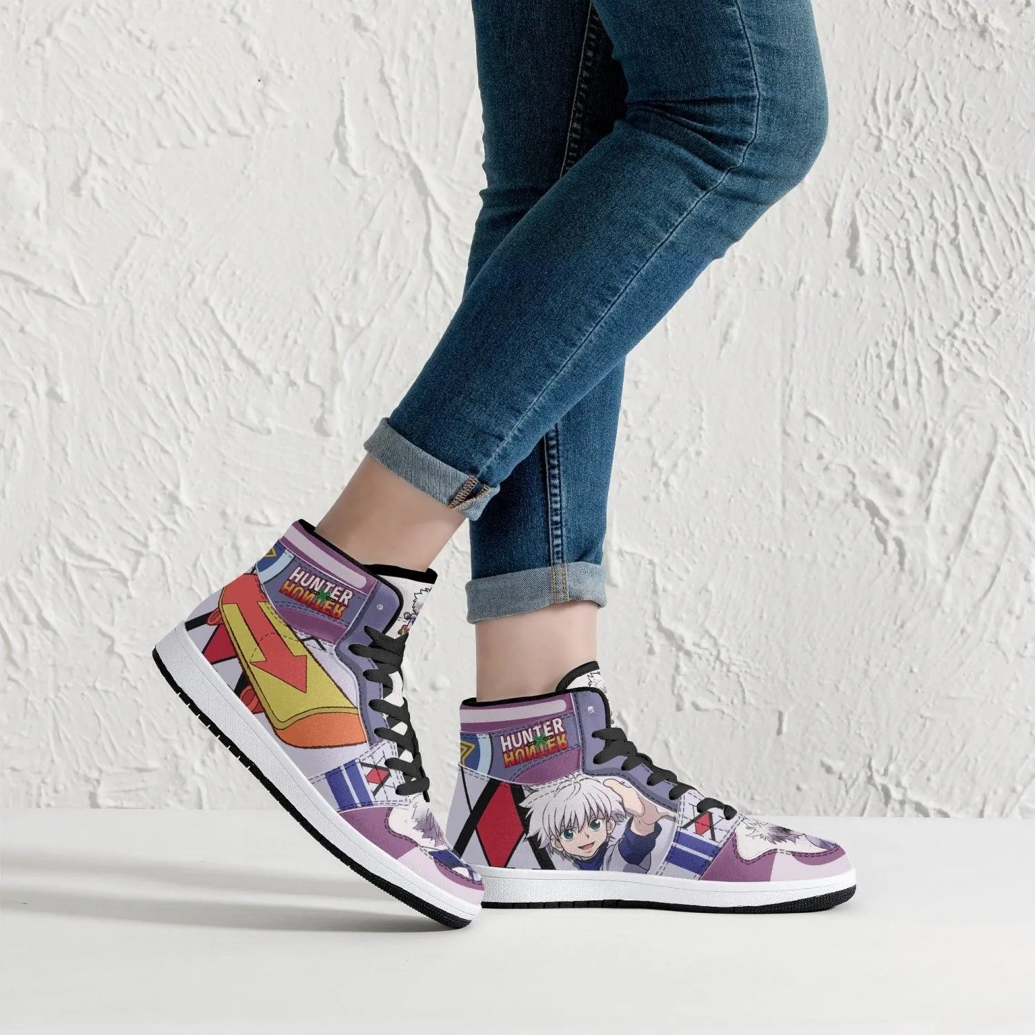 Killua Hunter X Hunter Mid 1 Basketball Shoes