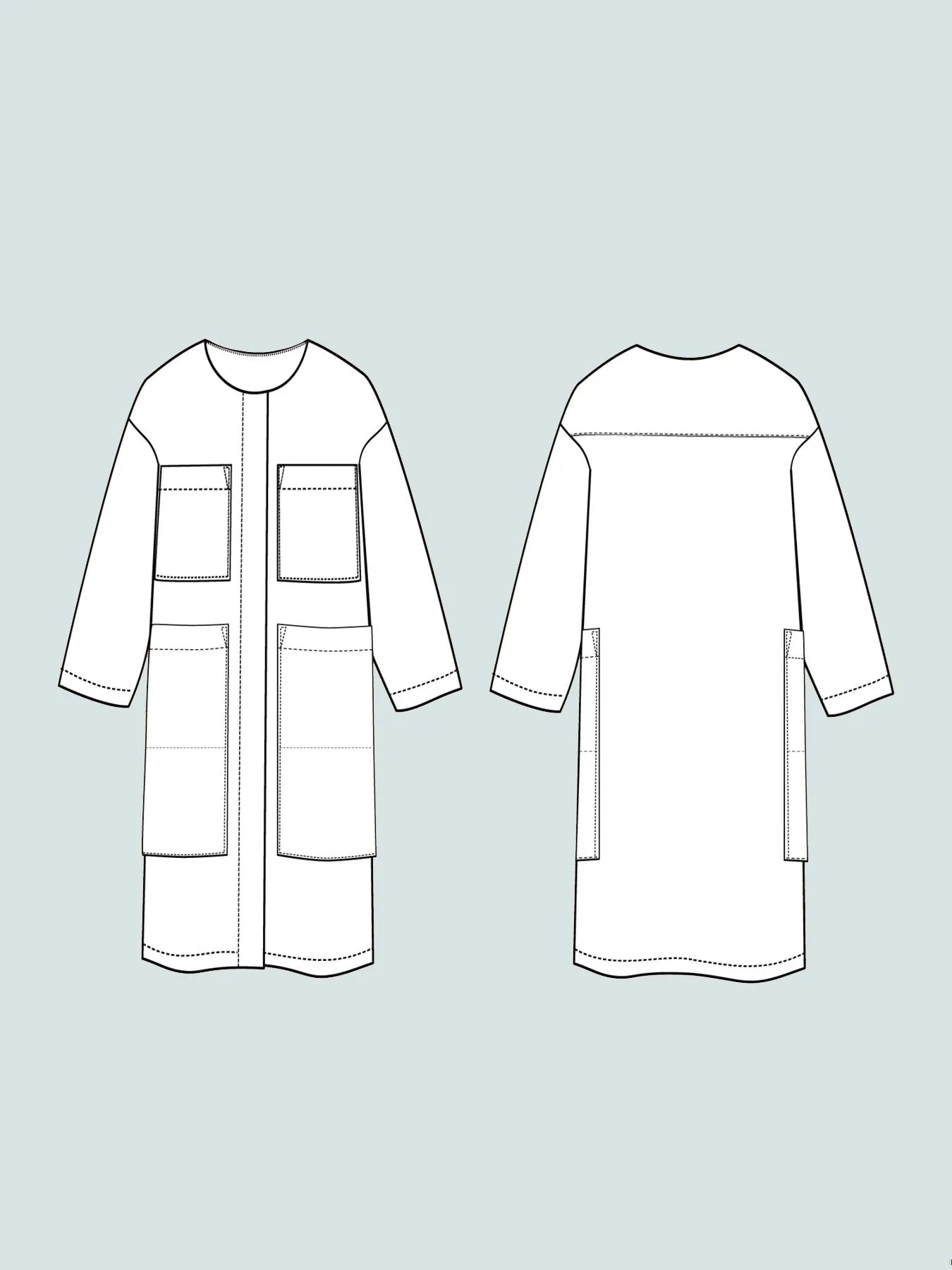 LAB COAT • Pattern