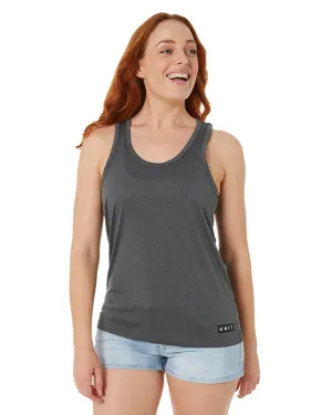 Ladies Elite Flex Singlet - Char Heather