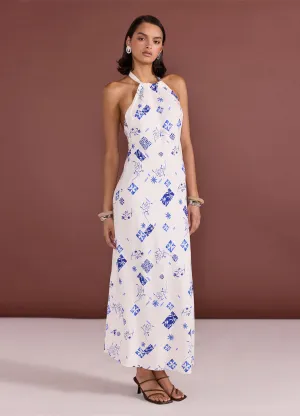 Marella Halter Bias Dress