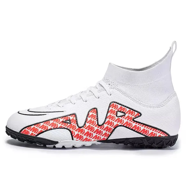 Men High Top Light Non Slip Soccer Shoes