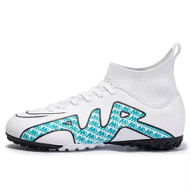 Men High Top Light Non Slip Soccer Shoes