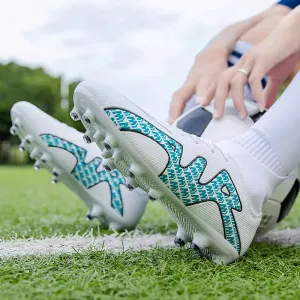 Men High Top Light Non Slip Soccer Shoes