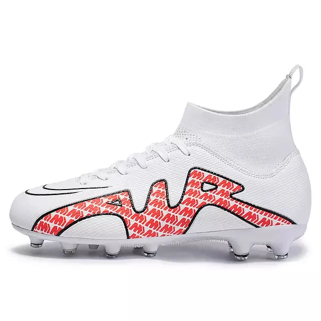 Men High Top Light Non Slip Soccer Shoes