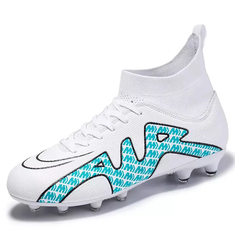 Men High Top Light Non Slip Soccer Shoes
