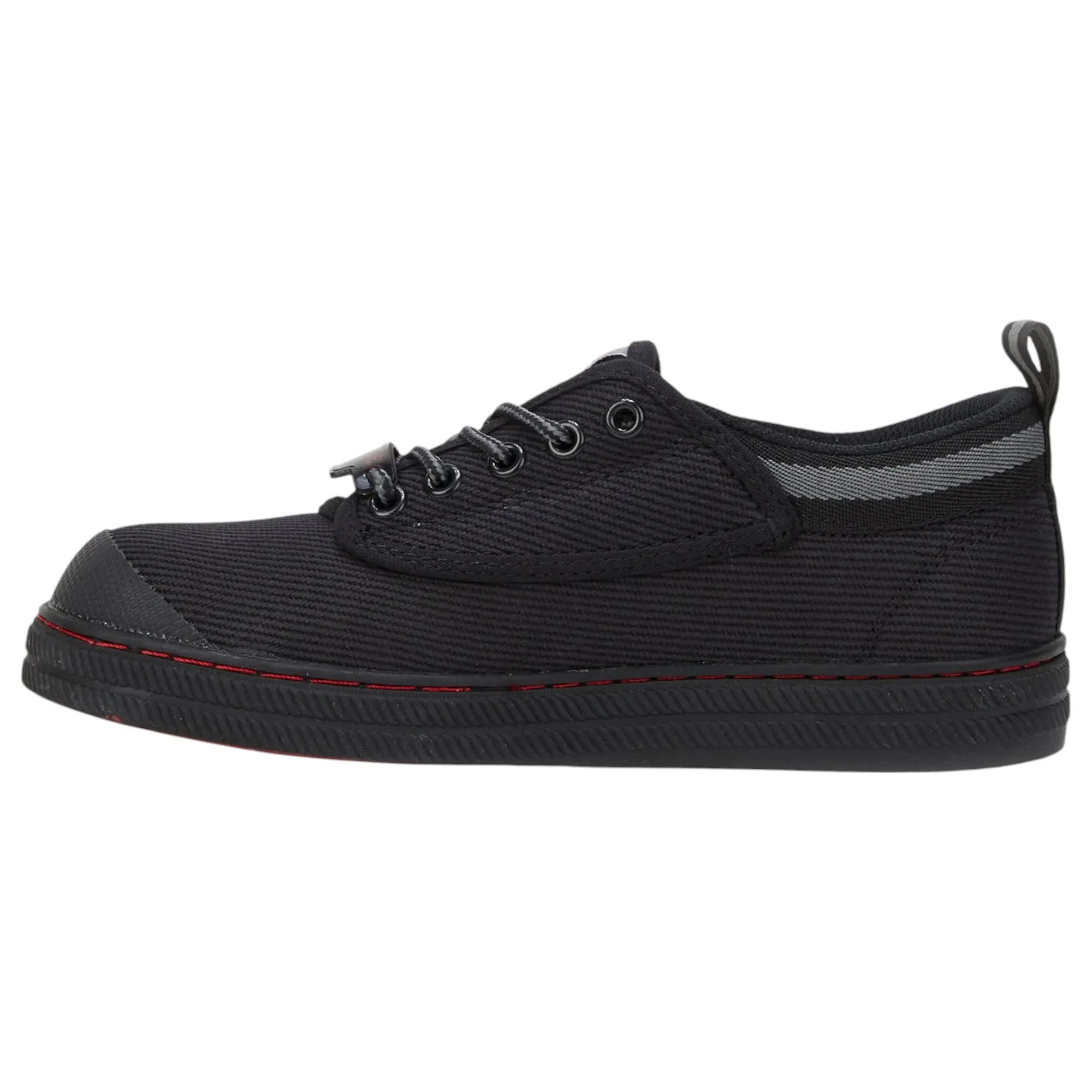 Mens Volley Safety Steel Cap Shoes Black/Grey