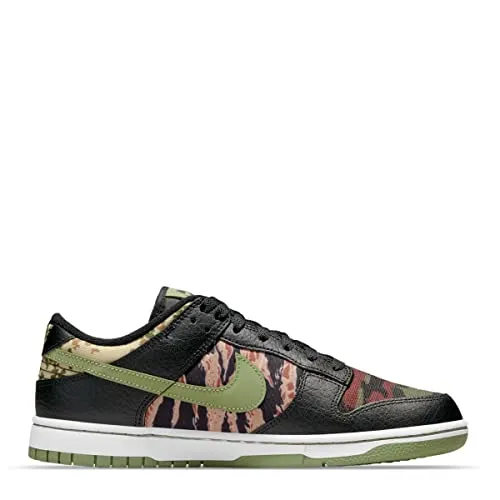Nike Mens Dunk Low DH0957 001 Black Multi-Camo - Size 8.5