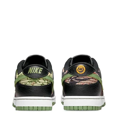 Nike Mens Dunk Low DH0957 001 Black Multi-Camo - Size 8.5