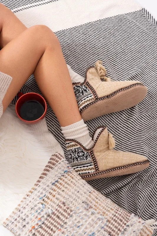 NORA TASSEL SLIPPERS