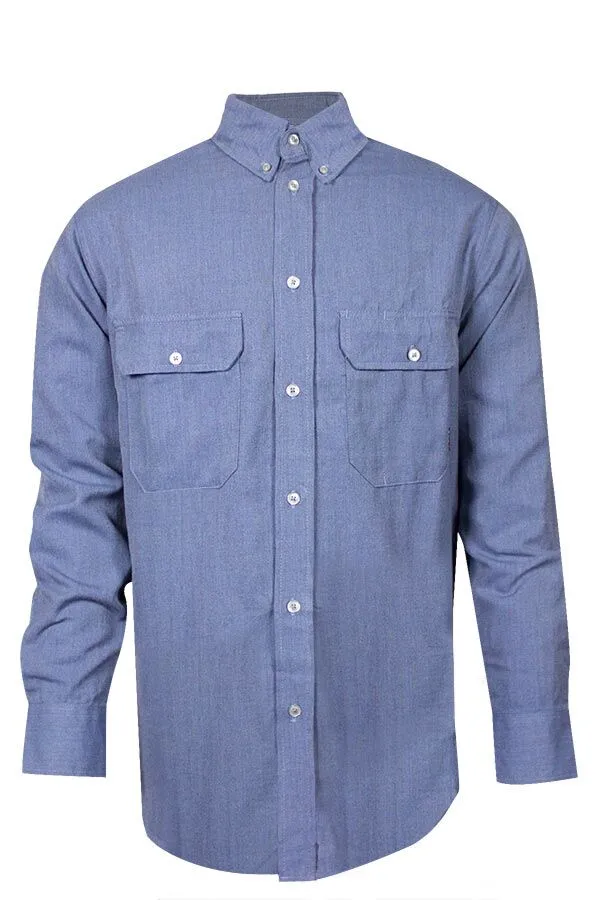 NSA 6 oz. CARBONCOMFORT™ FR Work Shirt Light Blue - 9.3 Cal (SHR-DWWS02-LB)