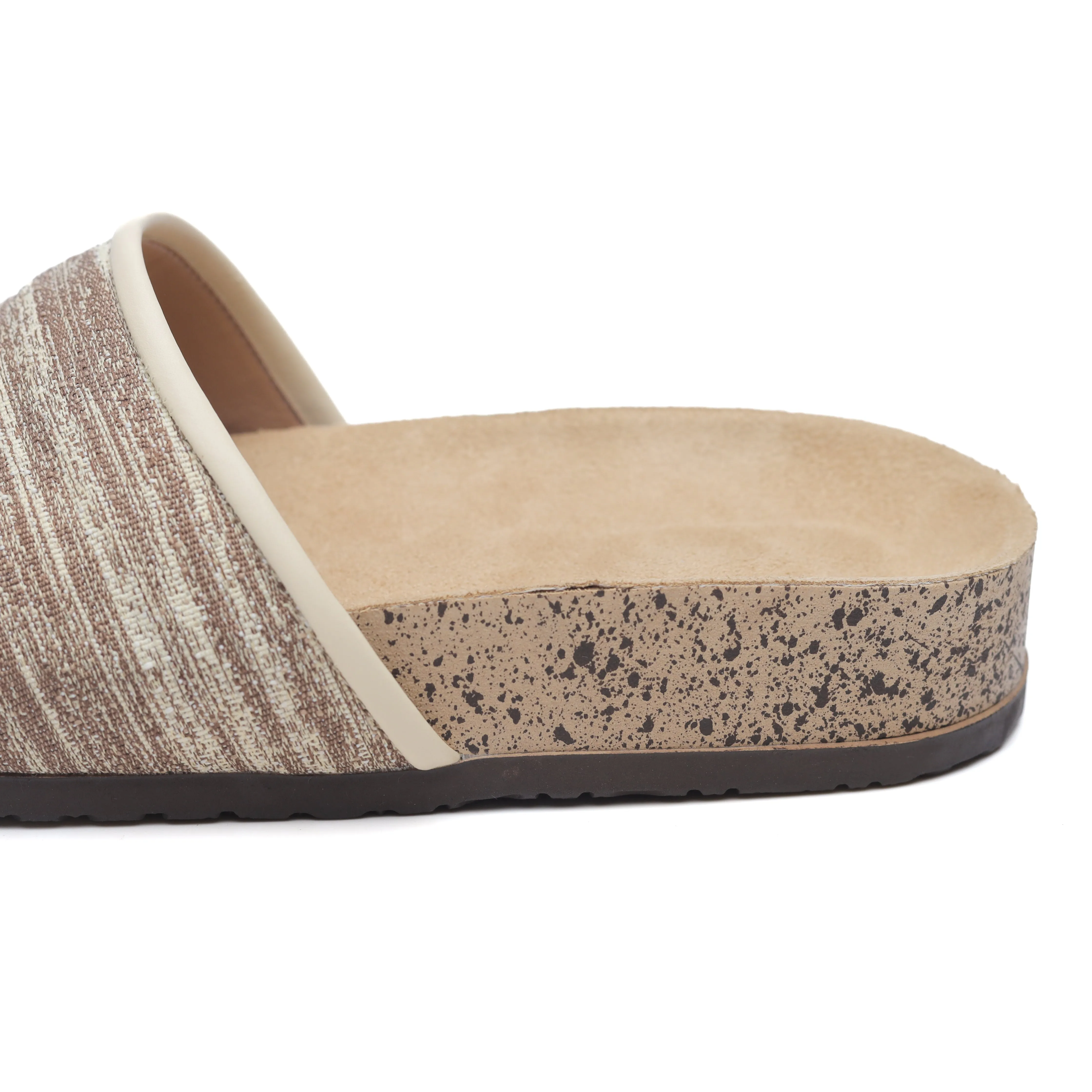 Opulent Beige Comfort Sandals