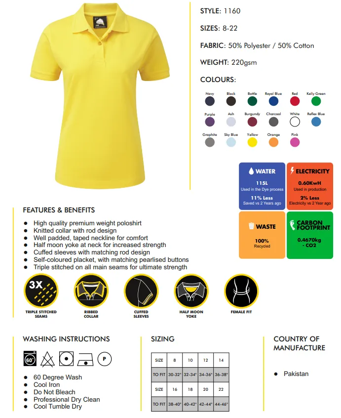 ORN Ladies Eagle Poloshirt (1160)