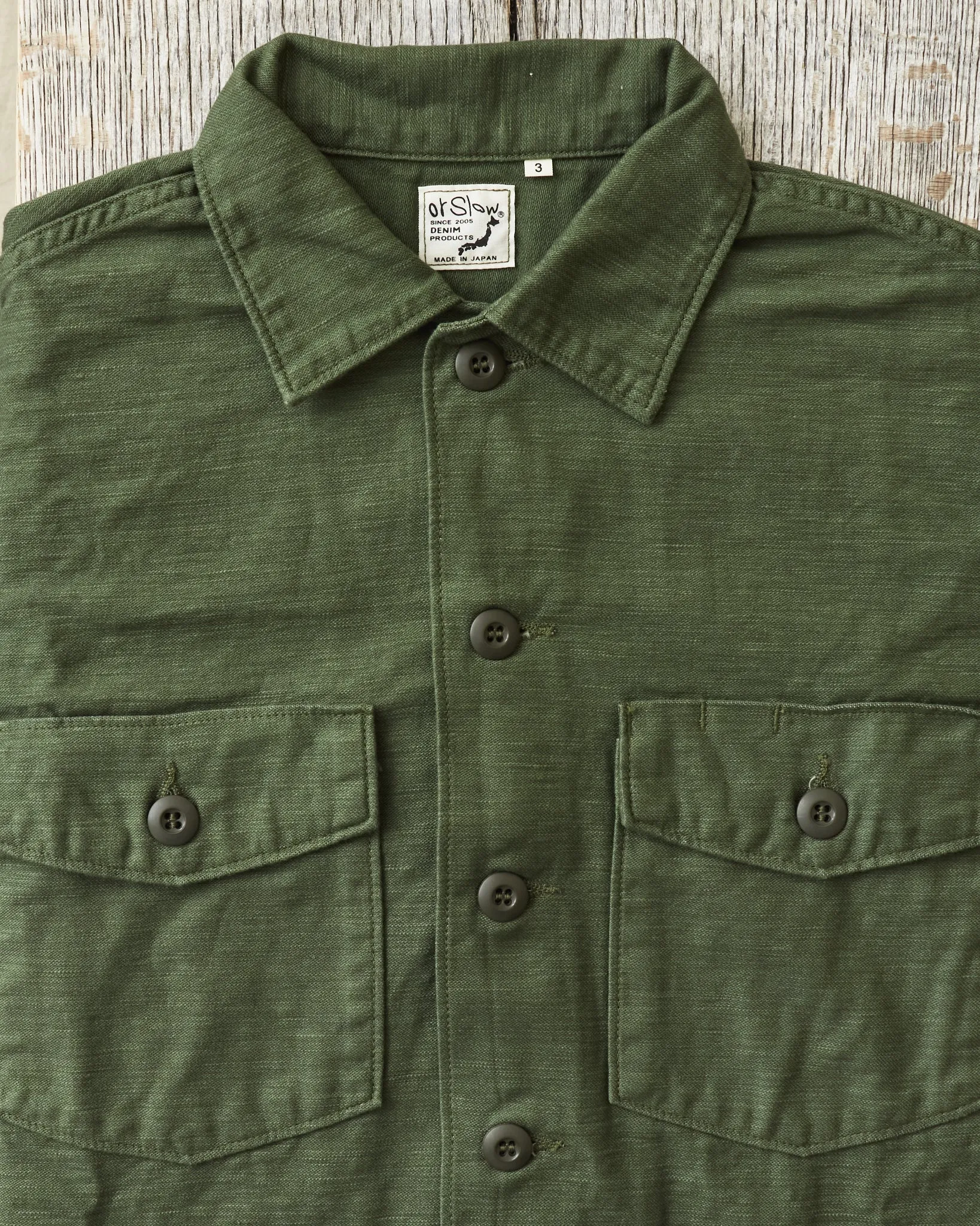 OrSlow 8045 US Army Fatigue Shirt