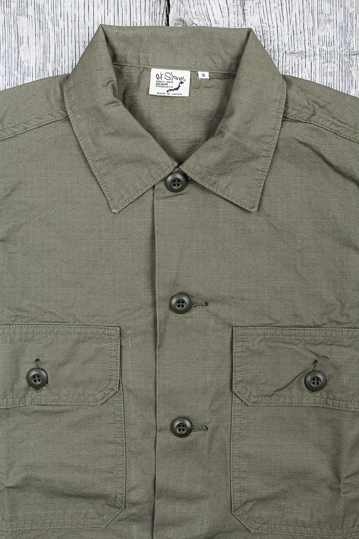 OrSlow US Army Fatigue Shirt Ripstop