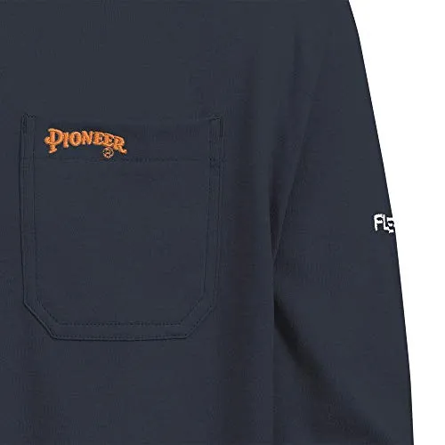 Pioneer Flame Resistant Cotton Long Sleeve Safety Work Shirt